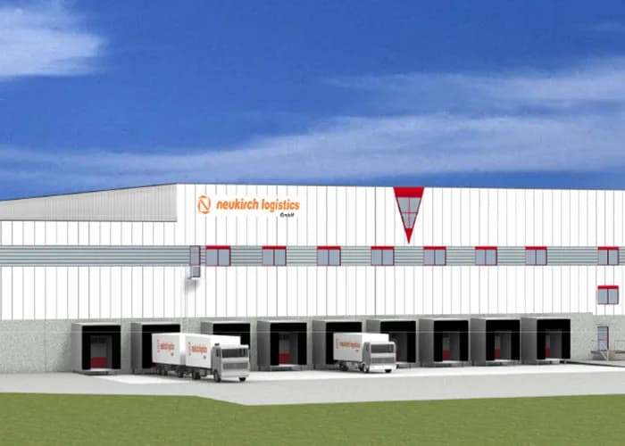 Logistikhalle von Neukirch im Industriegebiet Wunstorf